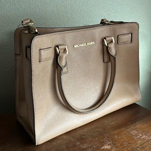 Michael Kors Brown Leather Tote Purse